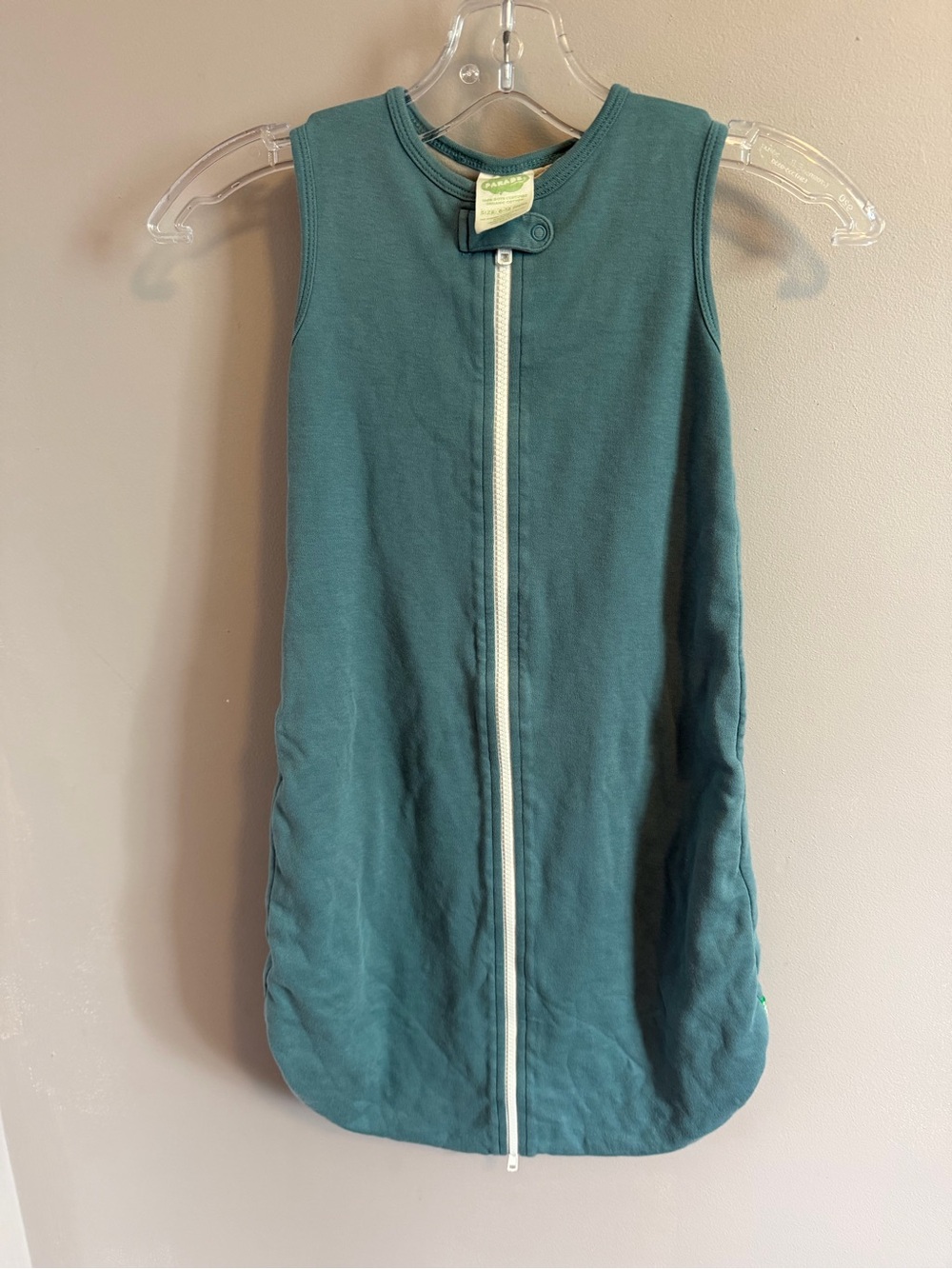 Parade Organics 100% GOTS Cotton Sleep Sack Teal 6-12 M
